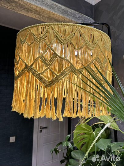 Абажур макраме