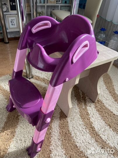 Сиденье на унитаз,детское со ступенькой