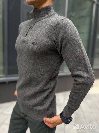 Джемпер Lacoste серый