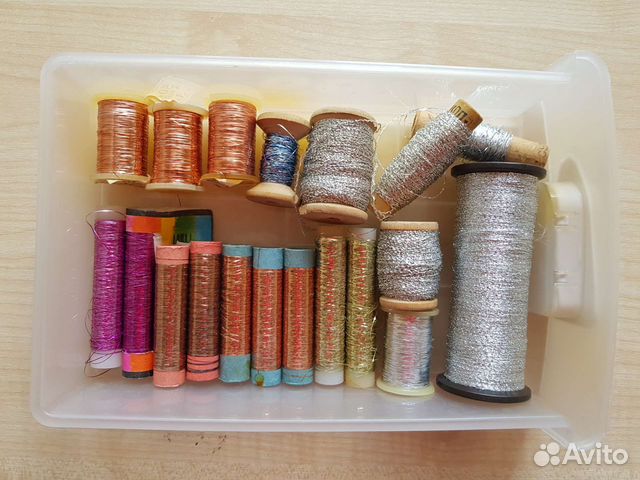 Нитки люрекс