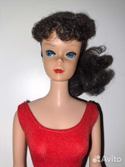 Барби Ponytail Barbie brunette Doll Red Swimsuit