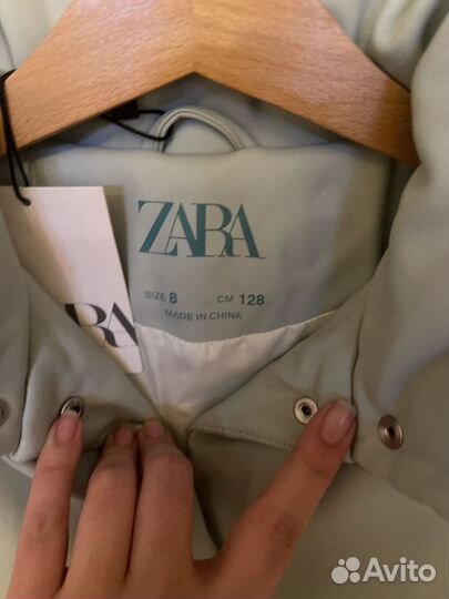 Детский пуховик zara