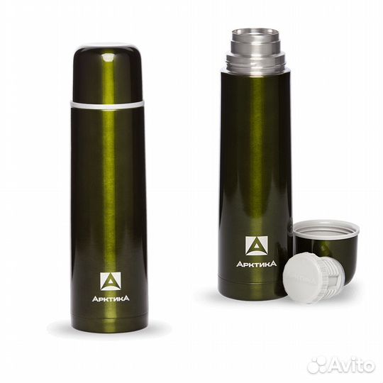 102-1000-GN Термос Арктика питьевой 1л. (болотный)