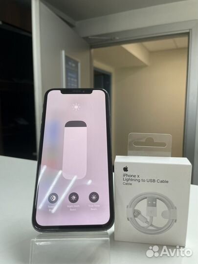 iPhone X 64gb black хороший