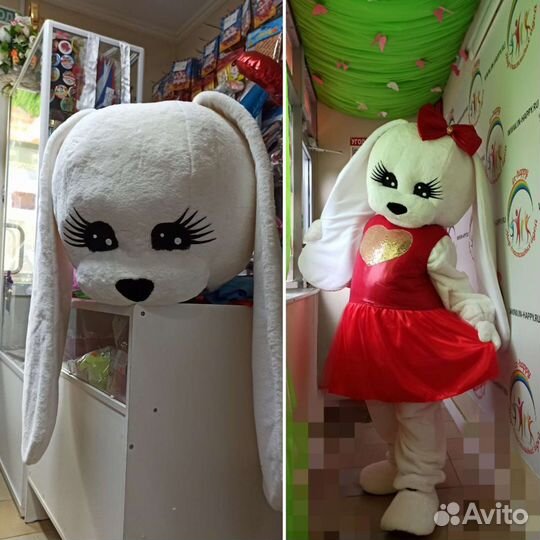 Ростовая кукла Зайка белый