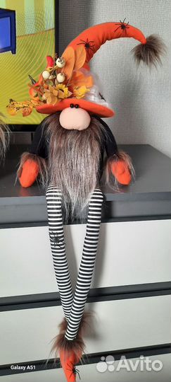 Осенний гном (Хеллоуин гном)