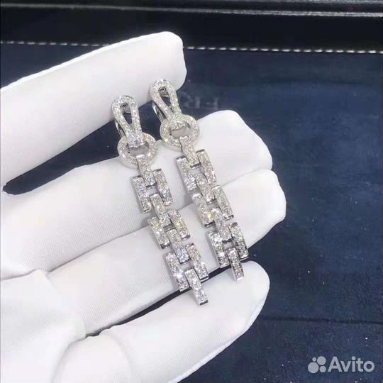 Серьги Cartier Agrafe 2,5 ct