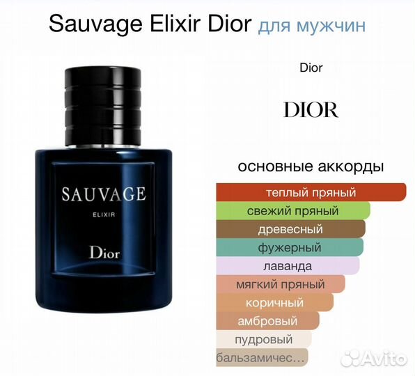 Sauvage Elixir Dior 10 мл