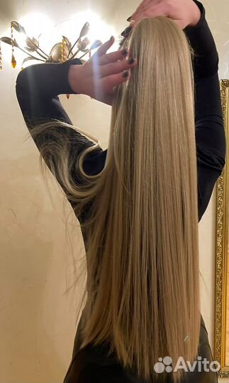 Хвост на резинке, накладной хвост шиньон