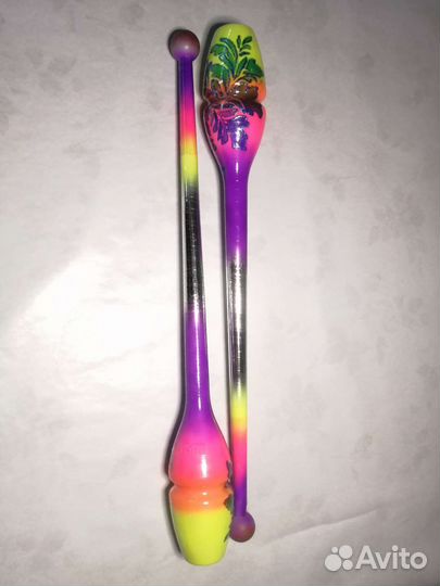 Аэрография предметов для художественной гимнастики