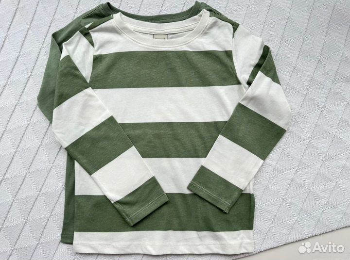 Детские хлопковые лонгсливы 3 штуки для малышей