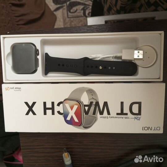 Умные часы watch x черный цвет