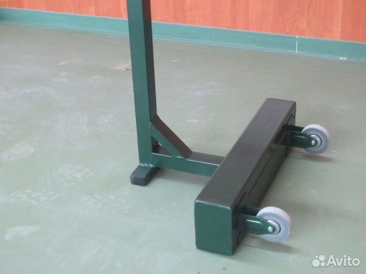 Стойки бадминтонные мобильные с противовесами по 40 кг тренировочные (пара) Pioner A12532