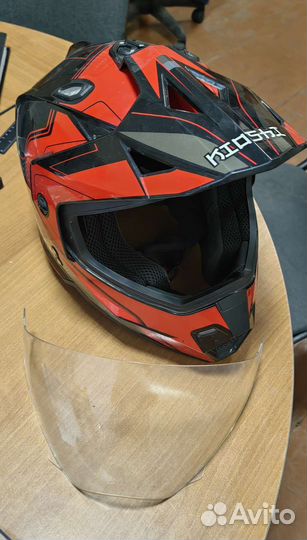 Мотошлем кроссовый, эндуро