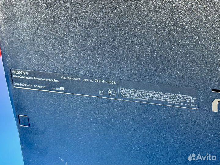Sony PS3 Slim 320GB Model cech-2508B Ростест