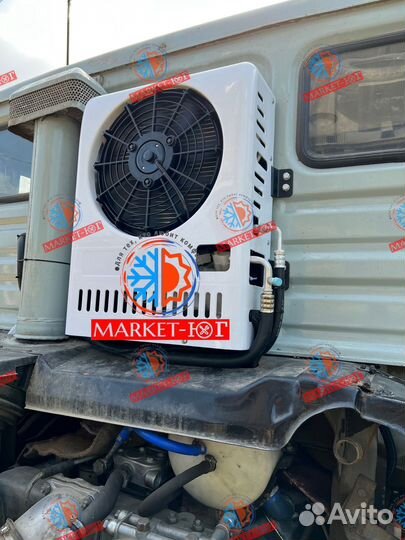 Стояночный кондиционер Сплит-система 12-24в монтаж