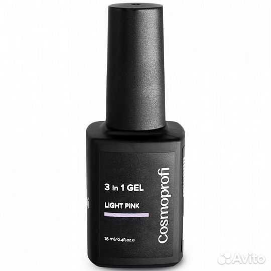 Универсальный гель 3в1 Light Pink - 15 мл