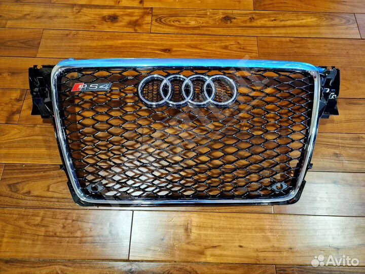 Решетка радиатора Chrome Audi RS4 B8