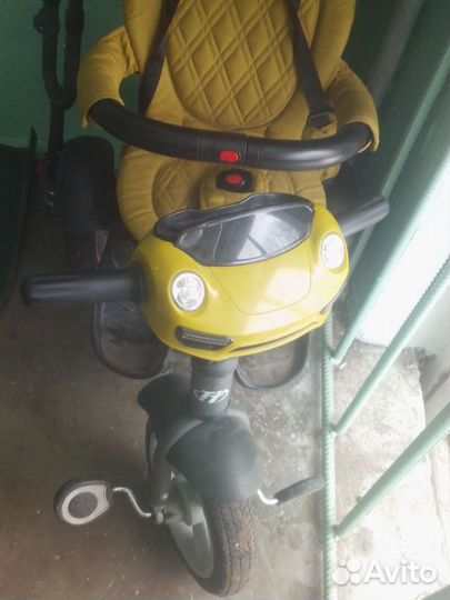 Велосипед коляска с ручкой