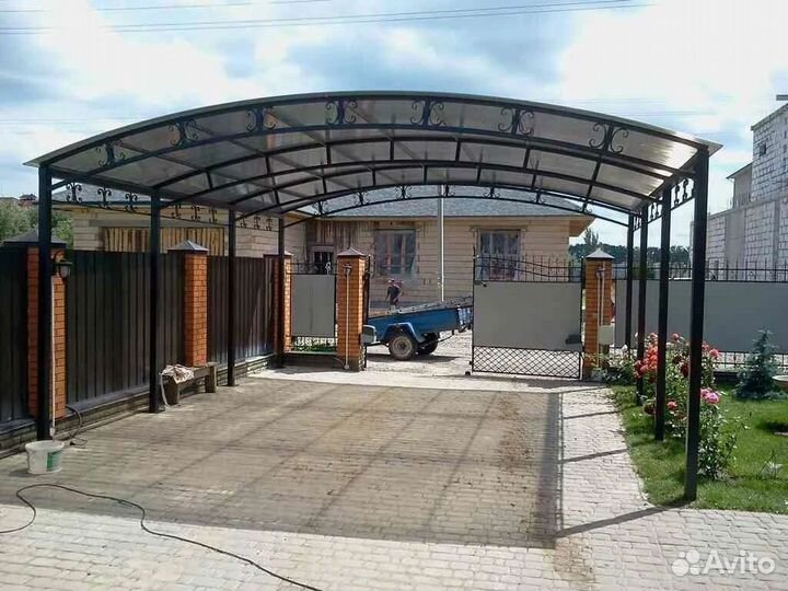 Изготовление металлоконструкций.Навесы,заборы