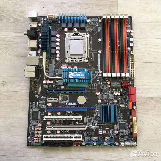 Материнская плата 1366 + процессор