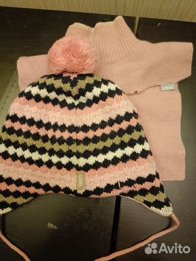 Lenne шапка 54-56,манишка, шлем зима