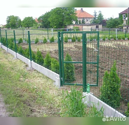 Сетка для забора 3d