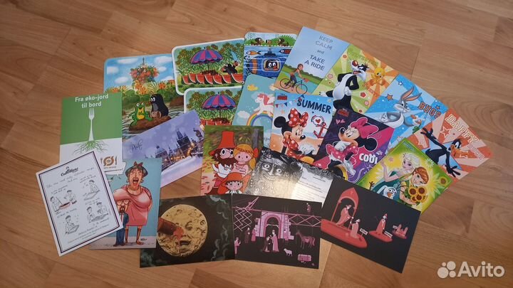 Открытки почтовые, Star wors, Ван Гог, иностранные