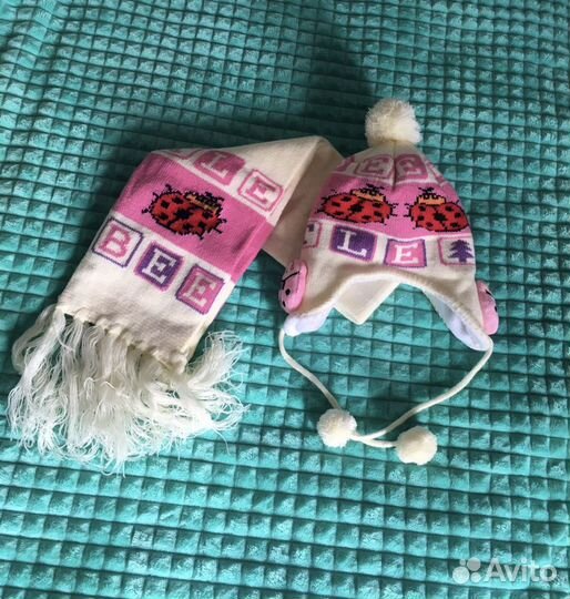 Комплект шапка и шарф