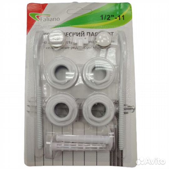 Комплект пробок 1/2 (с 2 кронштейнами) Faliano 11