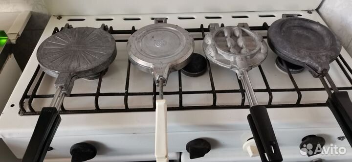 Сковорода для блинов, орешница. Казан. Скороварка