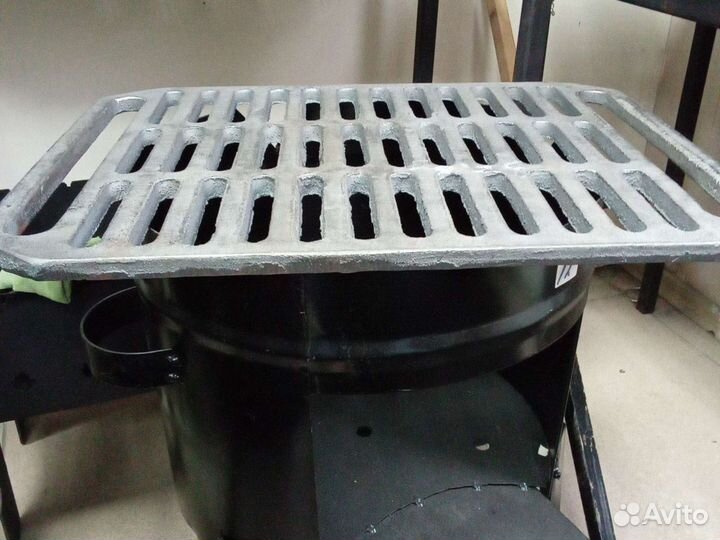 Решетка гриль толстая из чугуна