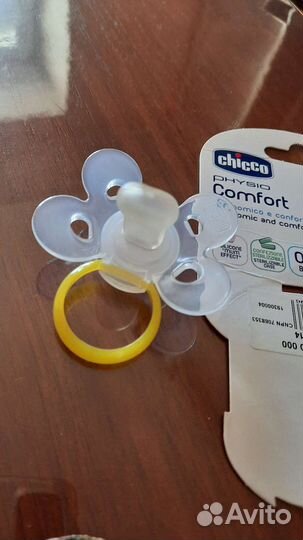 Пустышка chicco силиконовая 0 -6 мес