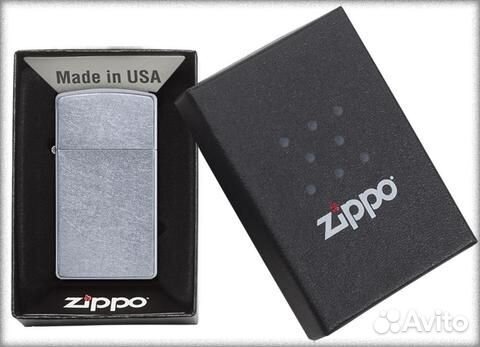 Зажигалка Бензиновая Zippo 1607 Slim Street Chrome