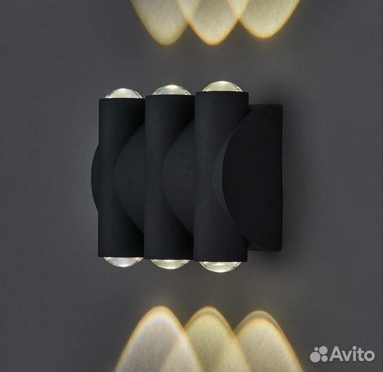 Уличный настенный светильник Novotech темно-серый