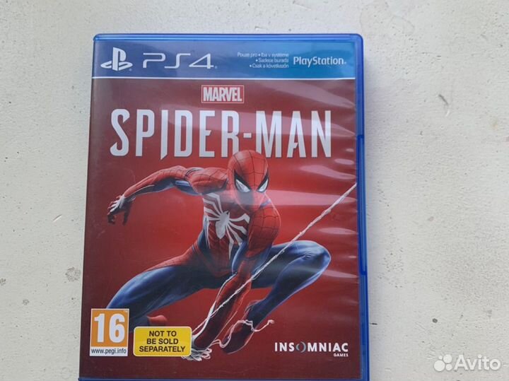 Spider man ps4 диск