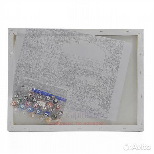 Картина по номерам 40x50 Большие красивые цветы