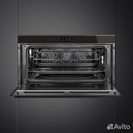 Духовой шкаф с пиролизом, 90 см Smeg sfpr9604TNR