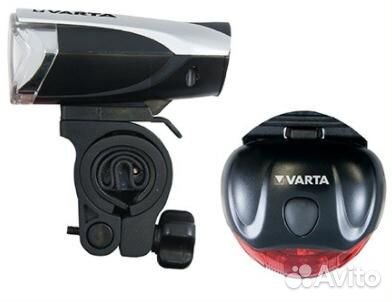 Комплект фонарей для велосипеда Varta влагозащ