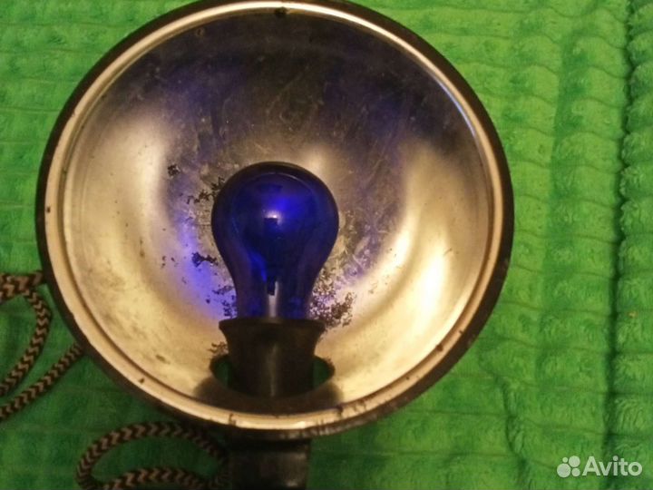 Фиолетовая лампа рефлектор СССР минина