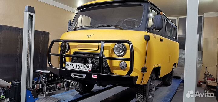 Бампер риф силовой передний УАЗ Буханка + дуга