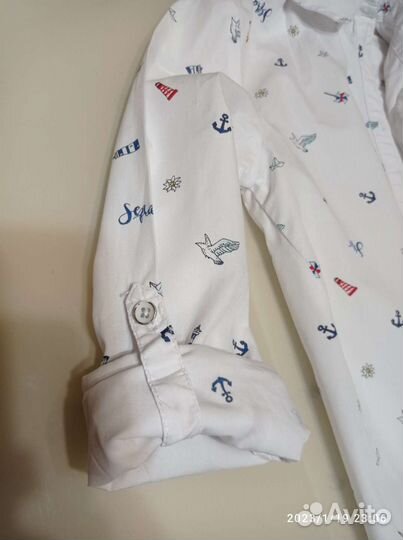 Стильная рубашка для девочки Ostin, р. 134