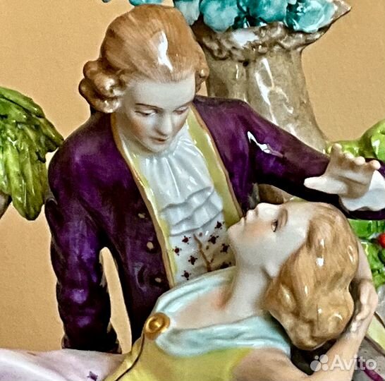 У озера. Длина -38 см. Sitzendorf