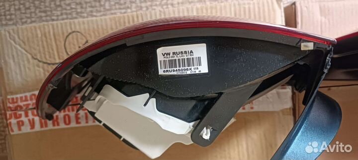 Задние фонари на Фольксваген Поло GT