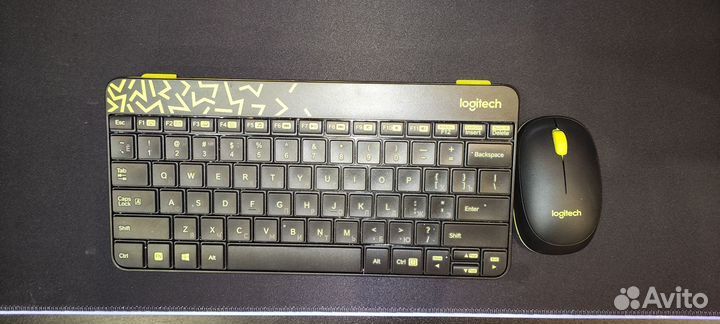 Беспроводная клавиатура и мышь logitech