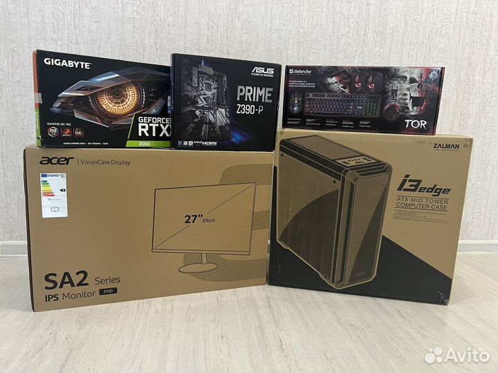 Игровой в сборе 100Гц / i7 8700K / RTX 3060