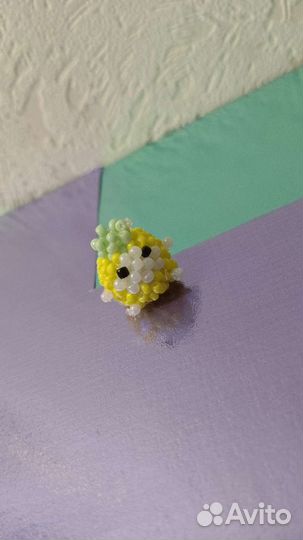 Кот-ананас мини амигуруми mini