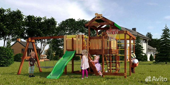 Детские уличный спортивные комплексы для дачи