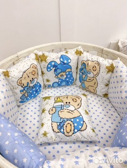 Бортики в кроватку