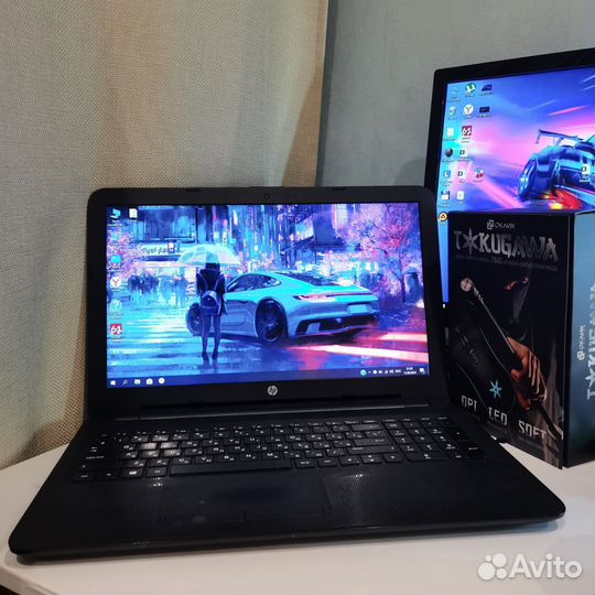 Среднеигровой HP SSD RAM8GB intel I3 2GHZ dual